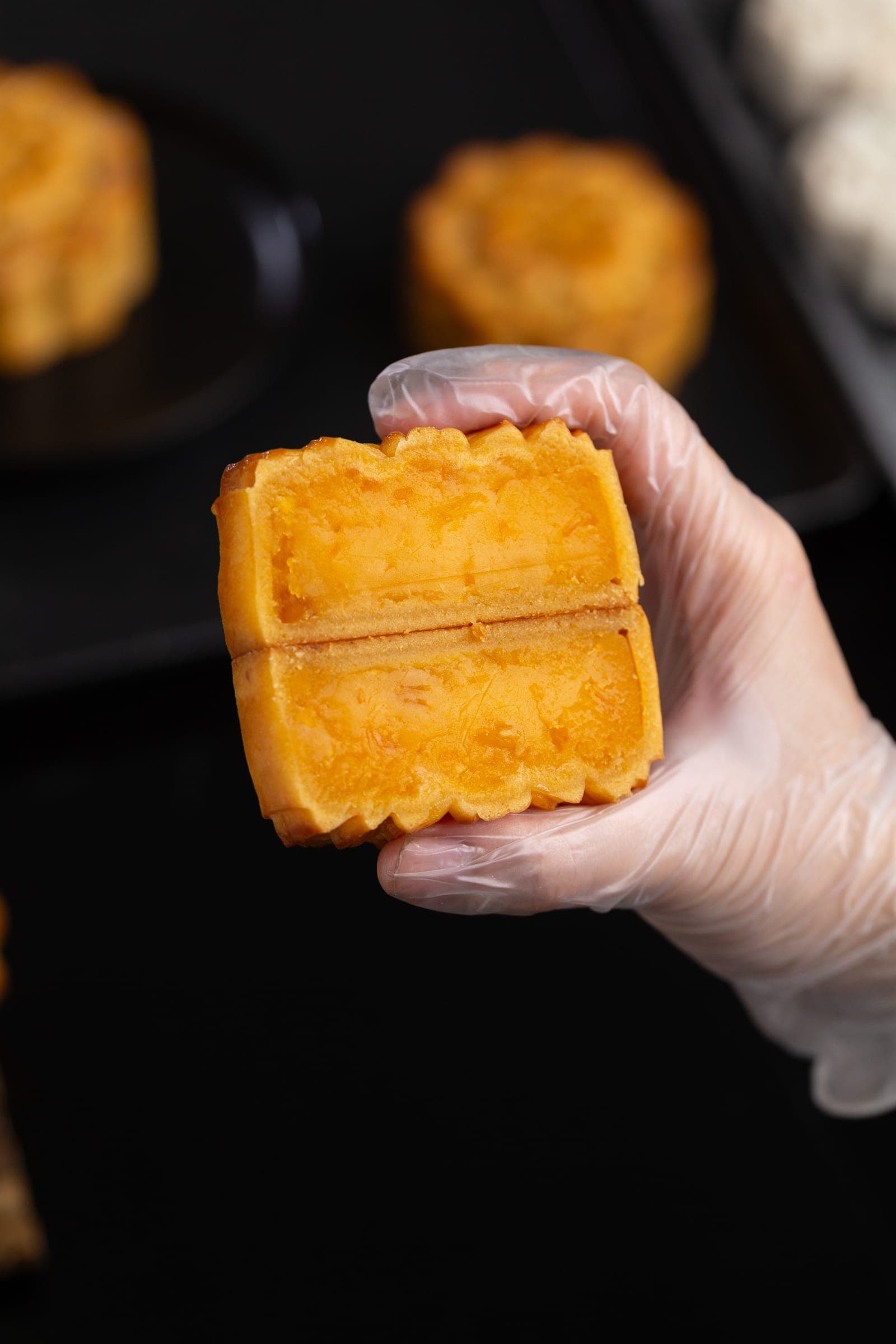 Bánh nướng trứng muối dẻo